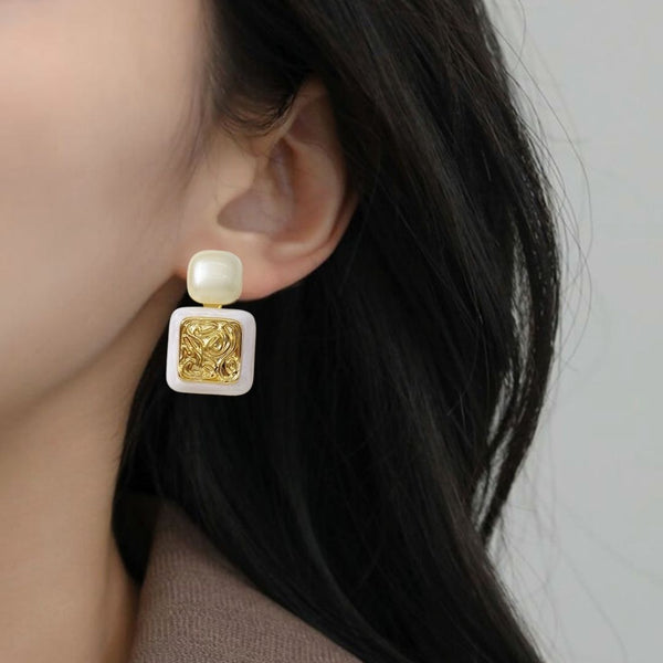 Ivory Glow Earrings