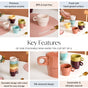 Stackable Mini Tea Cup Set Of 6 Kaori Sunset Hues 90ml