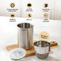 Stainless Steel Curd Strainer 1000ml