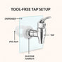 Ribbed Glass Drink Dispenser 3700ml