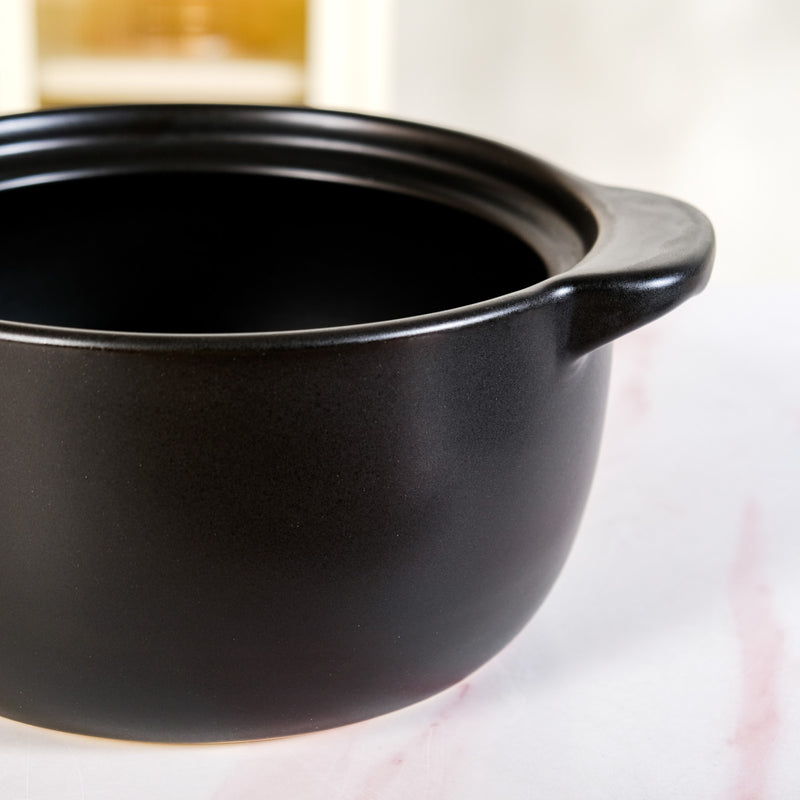 Japanese Ceramics Soup Pot With Lid 3400ml