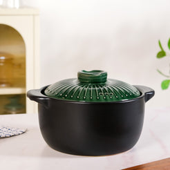 Japanese Ceramics Soup Pot With Lid 3400ml
