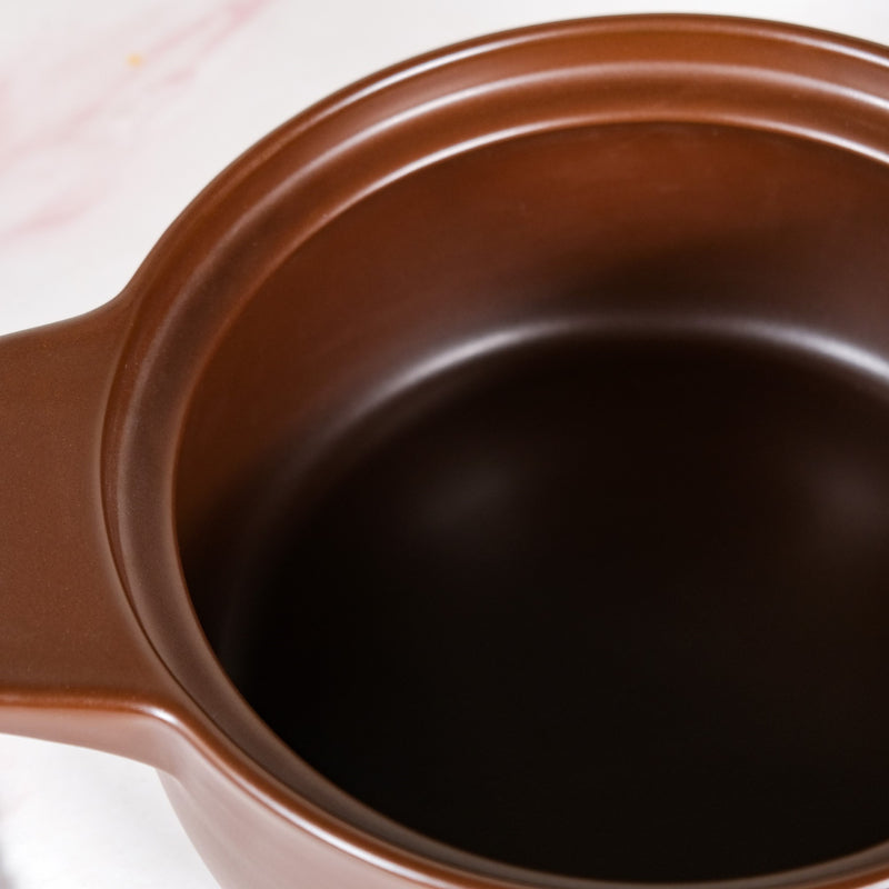 Japanese Style Ceramic Steamer Pot With Lid 4000ml