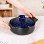 Japanese Style Donabe Earthenware Clay Cooking Pot 1600ml