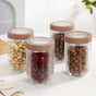 Minimal Jar With See Through Lid Set Of 4 Large 1200ml