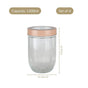 Minimal Jar With See Through Lid Set Of 4 Large 1200ml