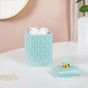 Ceramic Jar For Vanity Table Mint Green