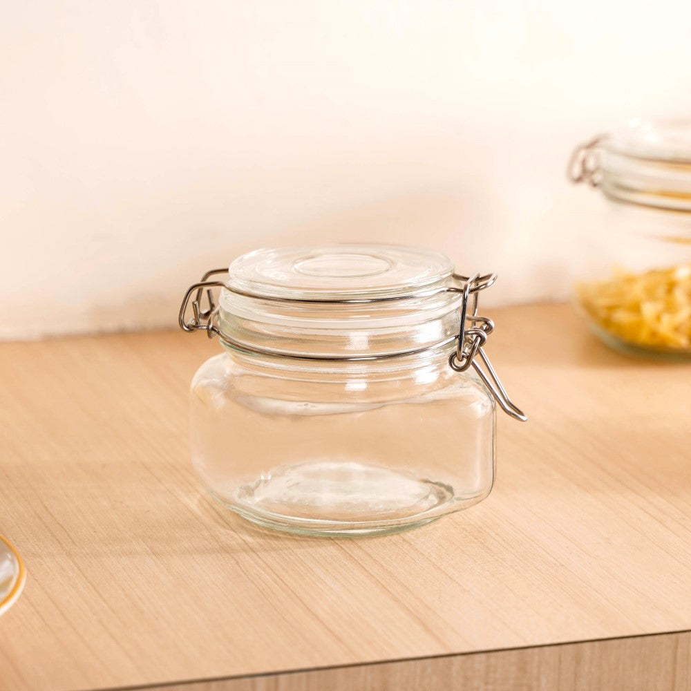 Tall Kitchen Storage Jars Set Online- Glass Jars Set | Nestasia