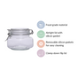 Kitchen Jars With Clip Lids Set Of 4 Small