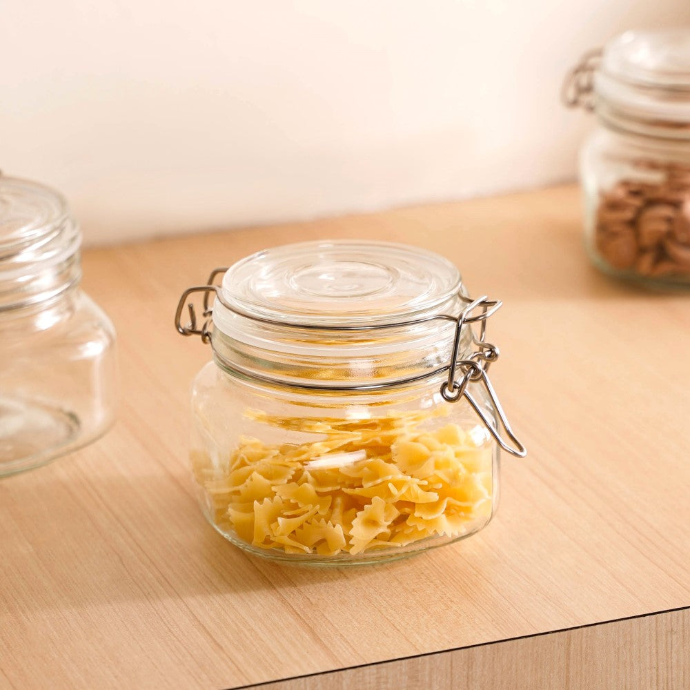 Tall Kitchen Storage Jars Set Online- Glass Jars Set | Nestasia