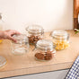 Kitchen Jars With Clip Lids Set Of 4 Small