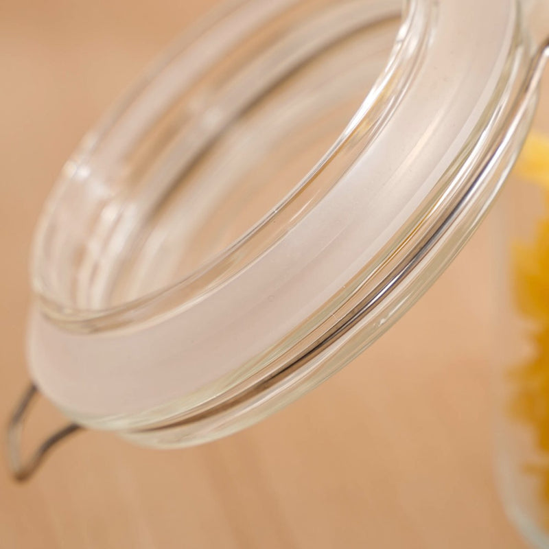 Kitchen Jars With Clip Lids Set Of 4 Medium
