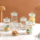 Airtight Glass Kitchen Jar Set Of 6 200ml