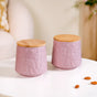 Condiment Jar Set Of 2 Lavender