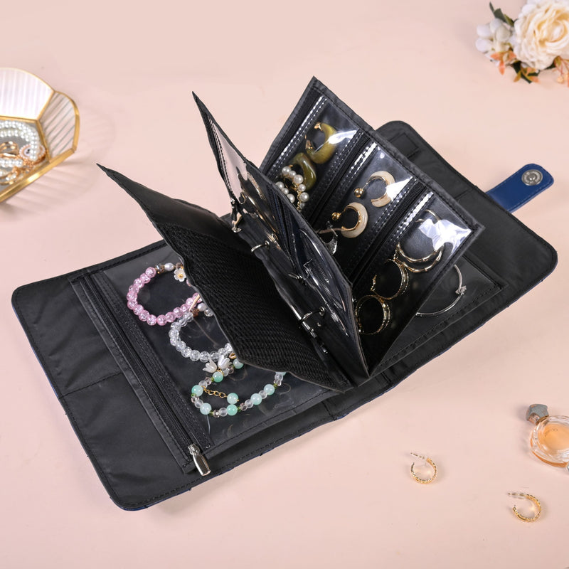 Jewellery Organising Pouch Blue