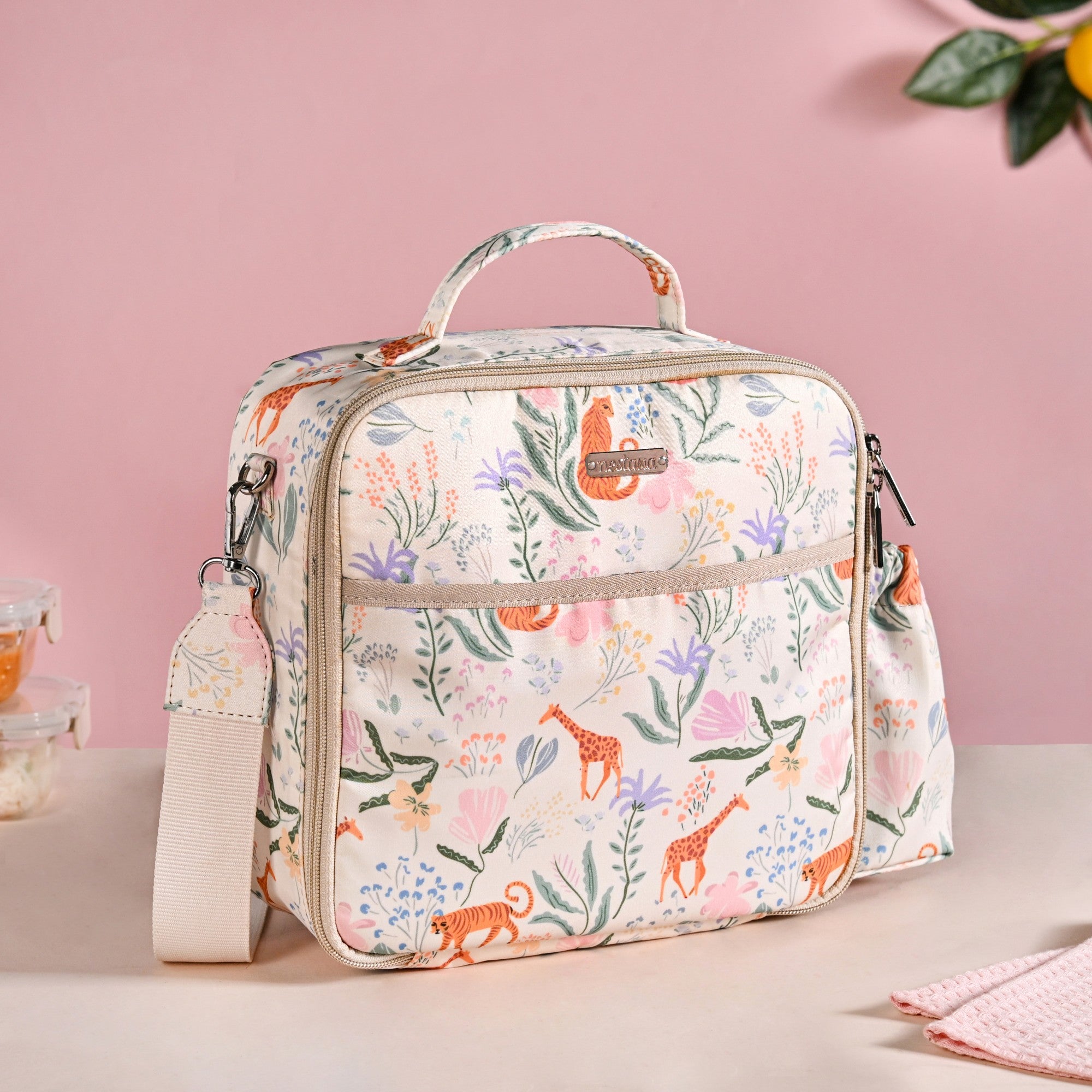 Jungle Safari Insulated Leakproof Lunch Bag