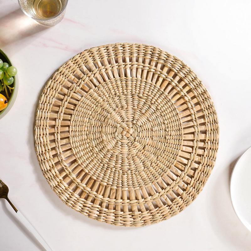 Kauna Sustainable Handmade Table Mat Set Of 2 34cm