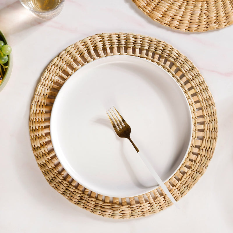 Kauna Sustainable Handmade Table Mat Set Of 2 34cm