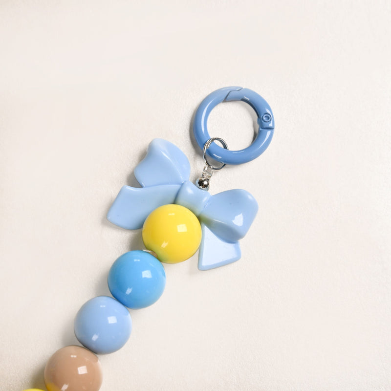 Knot Just Blues Phone Charm Lanyard With Dual Clasp