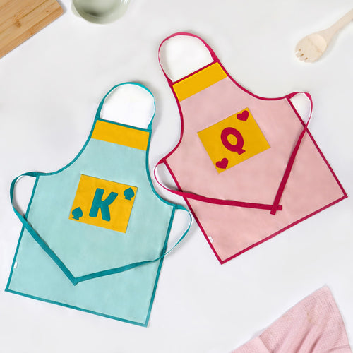 King And Queen Apron Set