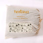 King Size Embroidered Cotton Bed Cover Off-White