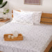 Marigold Cotton King Sized Bedsheet And Pillowcase Set