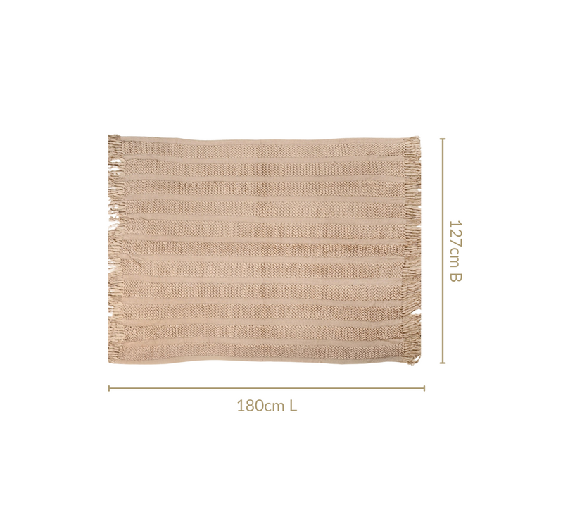 Chestnut Soft Couch Throw