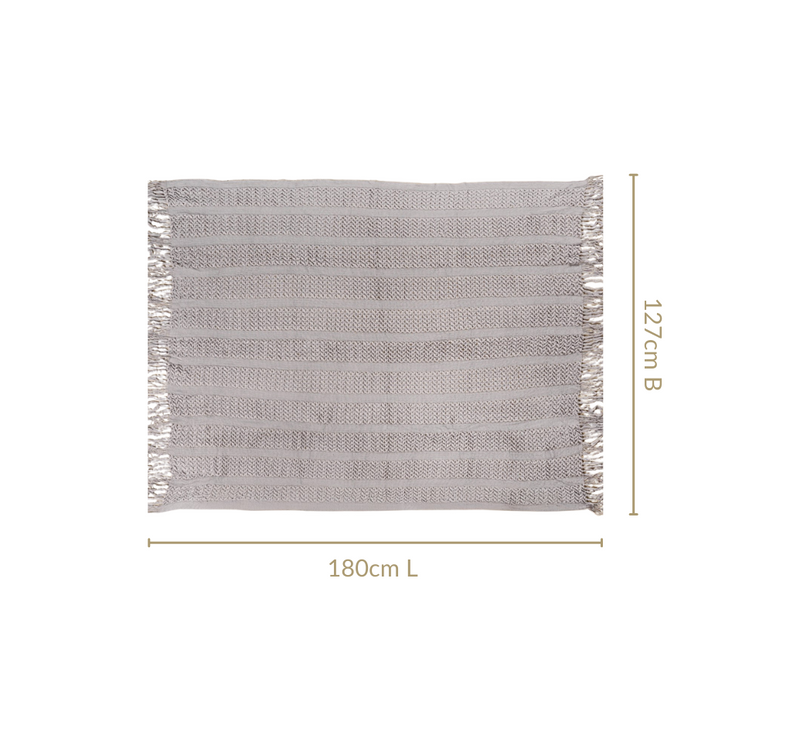 Softspell Couch Throw Grey
