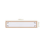 Midori Rustic Charm Cotton Table Runner In Brown 180x36cm