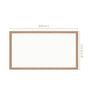 Midori Cotton Tablecloth For 6 Seater In Brown 200x150cm