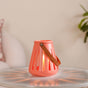 Decor Lantern Coral Red Set of 2- Decor Lamp Holder, Peach Lamp Holders, Set of 2 Lamp Holders, Decorative Peach Lighting, Stylish Lamp Holders