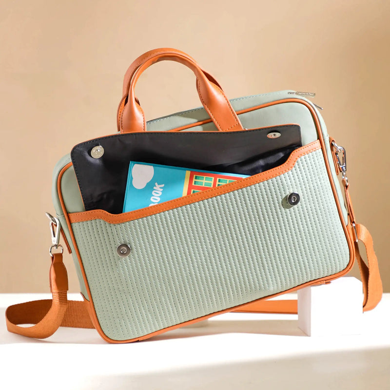 Vegan Leather Laptop Organiser Bag
