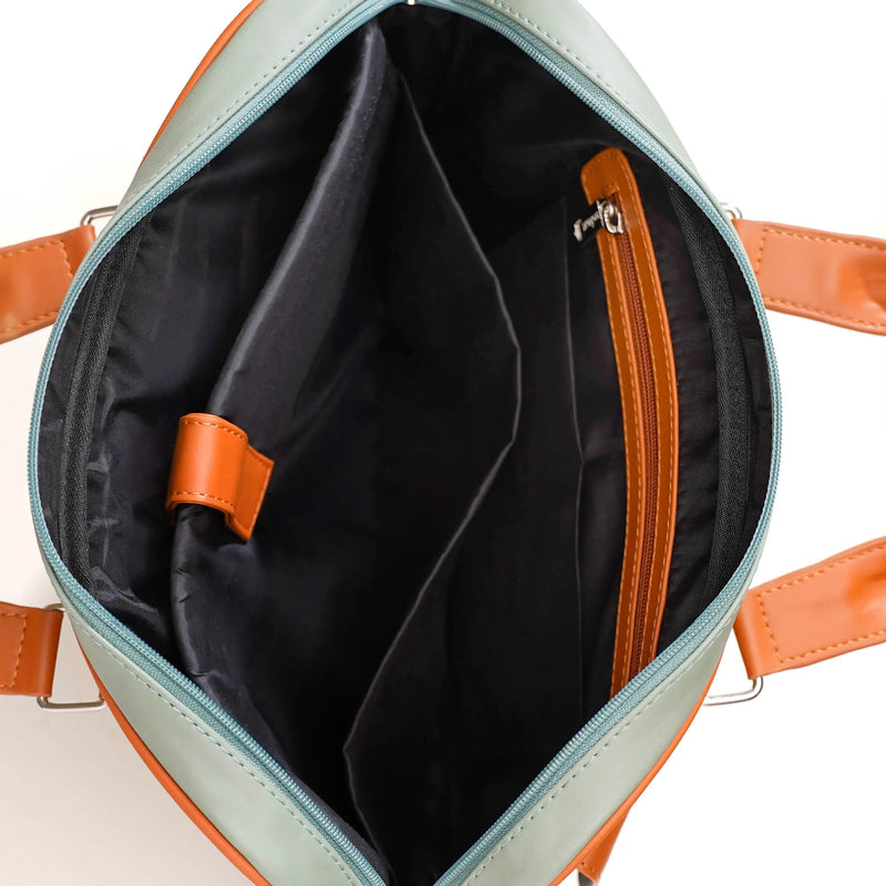 Vegan Leather Laptop Organiser Bag
