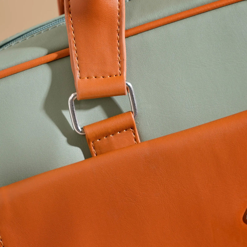 Vegan Leather Laptop Organiser Bag
