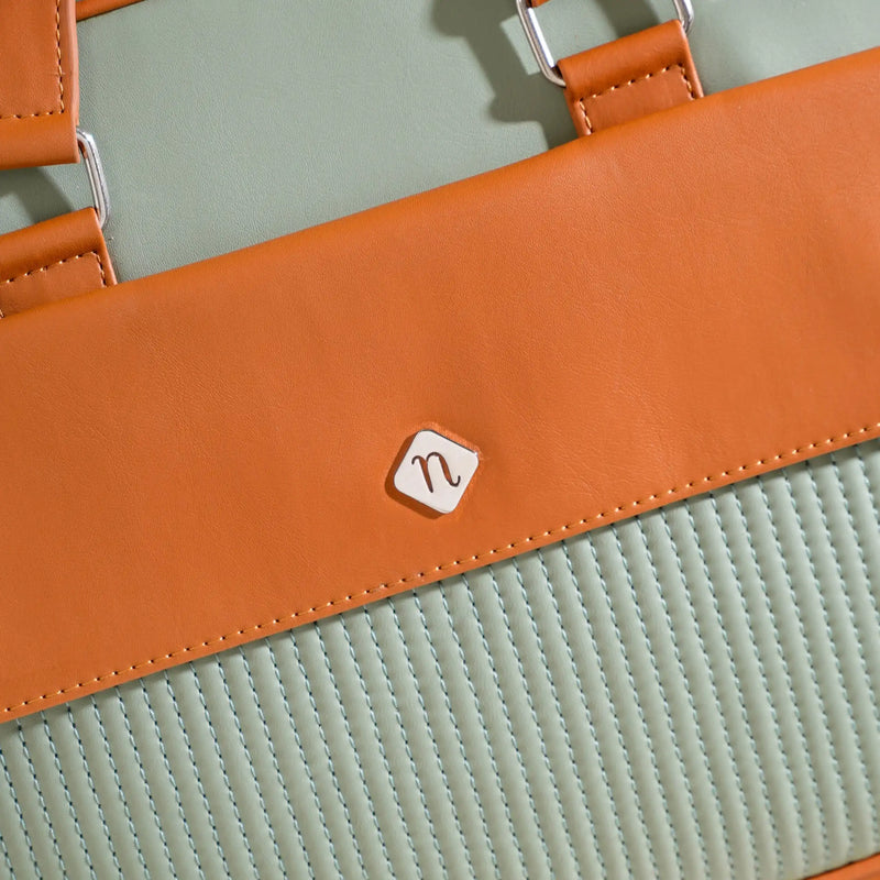 Vegan Leather Laptop Organiser Bag