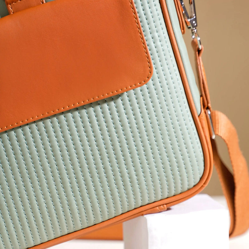 Vegan Leather Laptop Organiser Bag