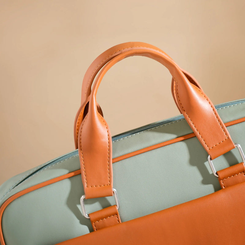 Vegan Leather Laptop Organiser Bag