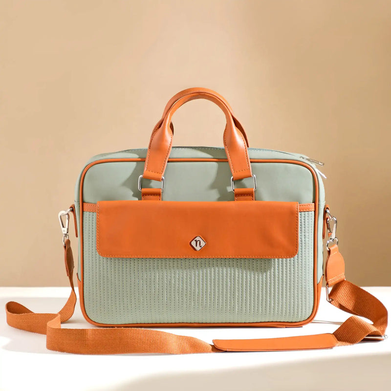 Vegan Leather Laptop Organiser Bag