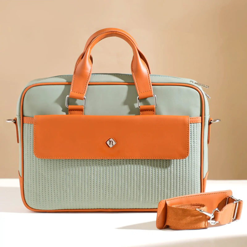 Vegan Leather Laptop Organiser Bag