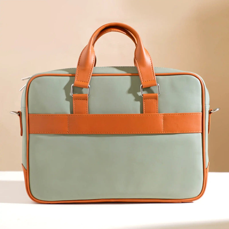 Vegan Leather Laptop Organiser Bag