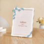 Large Dainty Blue Bow Photo Frame 13x18cm