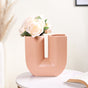 Modern U-Shaped Flower Vase Peach