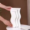 Modern Architectural Decorative Vase White