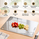 Laser Etched Stainless Steel Chopping Board 35x25cm