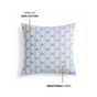 Lavender Lanes Cotton Embroidered Cushion Cover 40x40cm