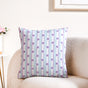 Lavender Lanes Cotton Embroidered Cushion Cover 40x40cm