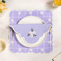 Lavender Embroidered Cotton Table Napkin Set Of 6