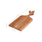 Leaf Handle Acacia Serving And Chopping Board