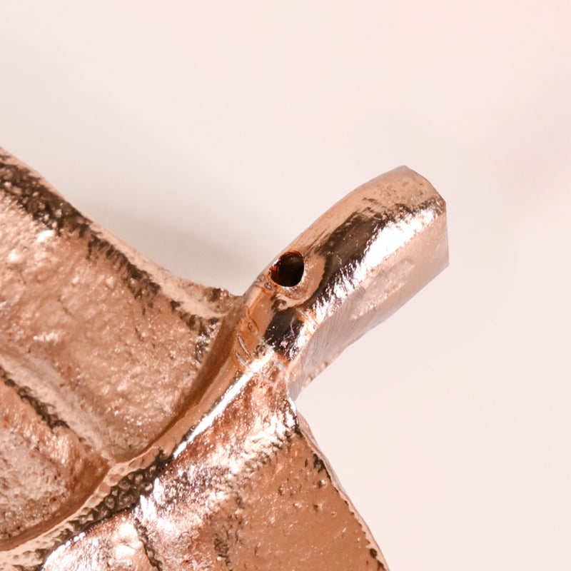 Leaf Lustre Tealight And Incense Holder Set Of 2