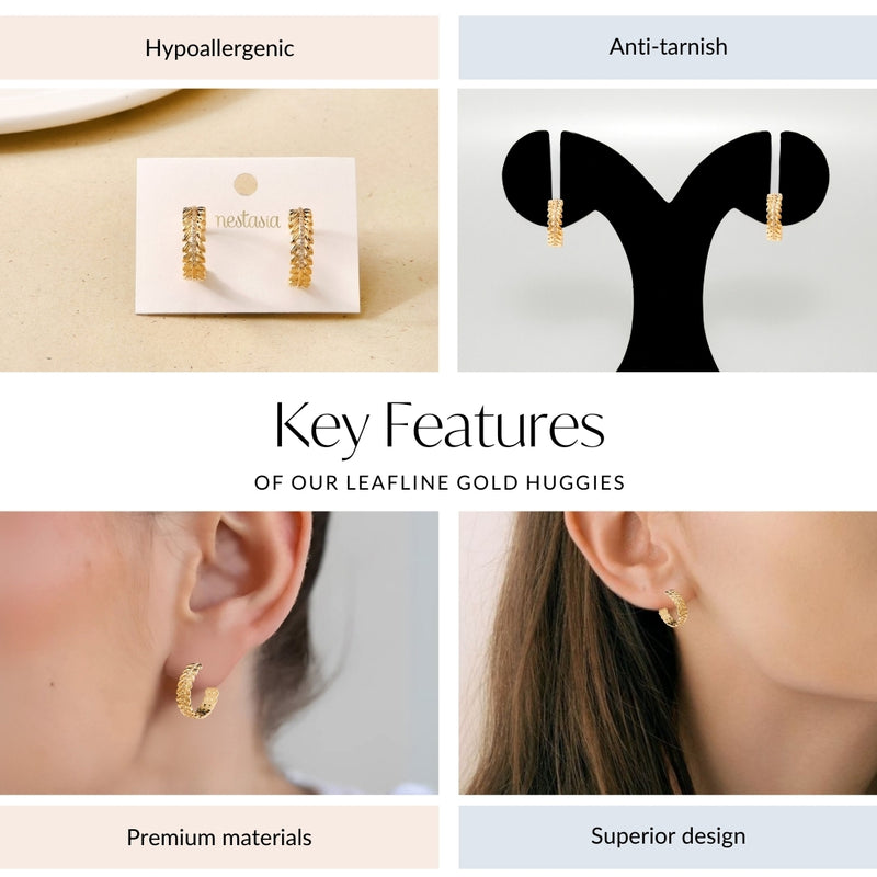 Leafline Gold Huggies